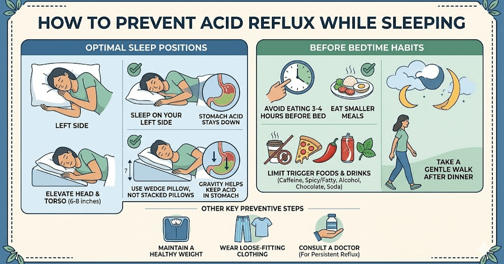 How to Prevent Acid Reflux While Sleeping