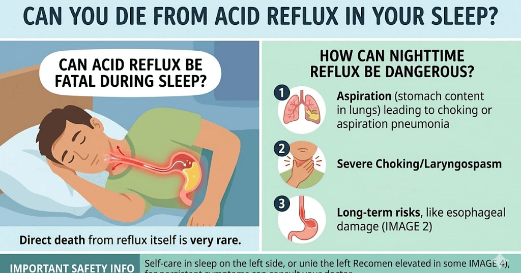 Can You Die From Acid Reflux in Your Sleep