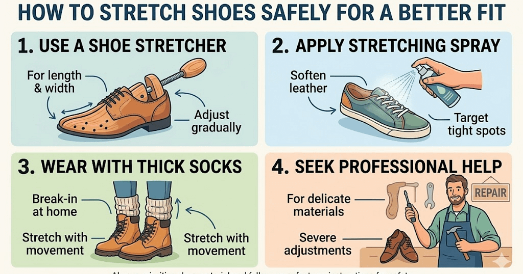 How to Stretch Shoes