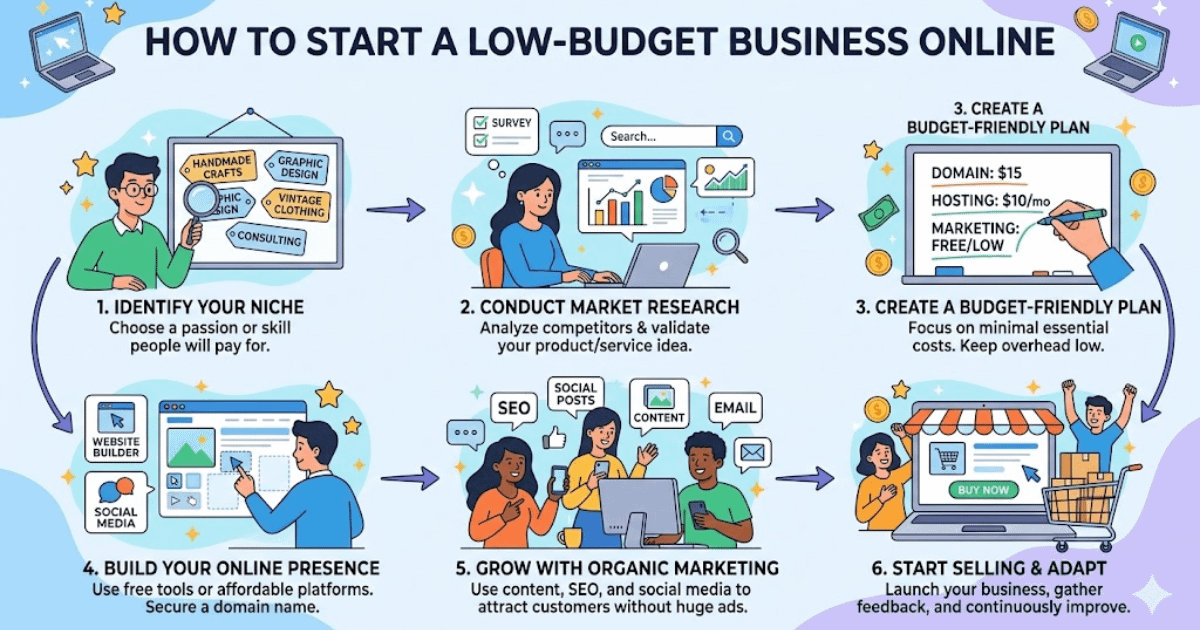 How to Start a Low-Budget Business Online