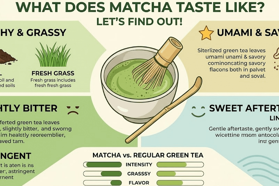 What Does Matcha Taste Like